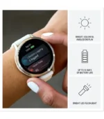 Garmin Venu 4 Smartwatch AMOLED 41mm (Lunar Gold/Bone) Fitness Bundle | For Running, Training & Health | 1.2" Display | GPS Tracking | 10 Days of Battery Life With USB Charger and Adapter - Image 2
